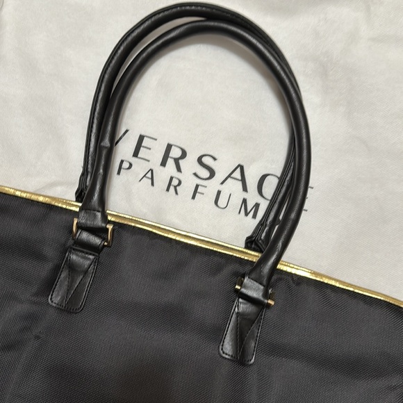 BNWOT VERSACE PARFUMS Tote Bag with pouch - Picture 3 of 12